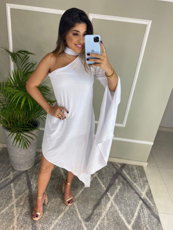 vestido assimetrico