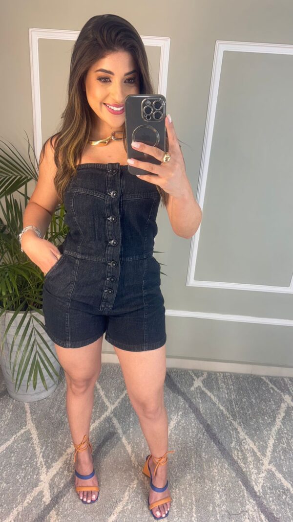 macaquinho jeans