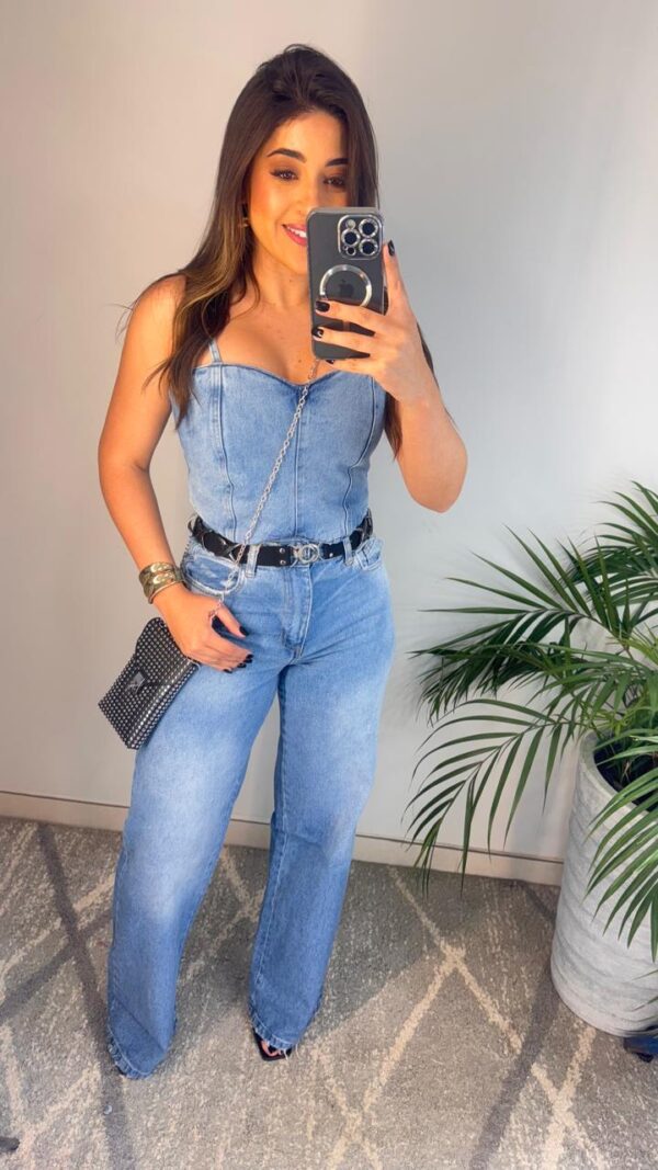 Calça Jeans Wide Leg