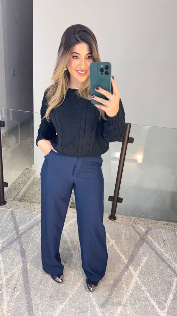 Calça Alfaiataria Pantalona - Imagem 4