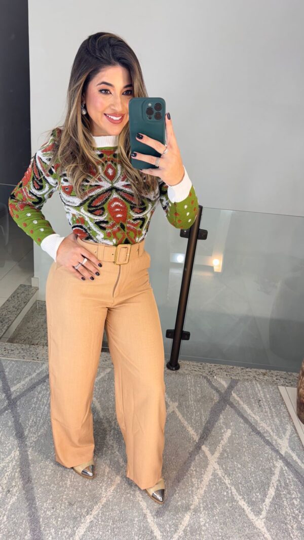 Calça Pantalona com Cinto - Imagem 2