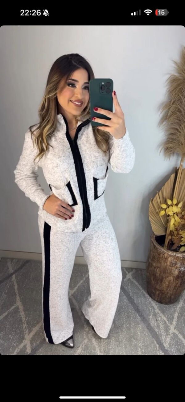 Conjunto Tricô Zíper