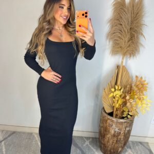 Vestido Canelado