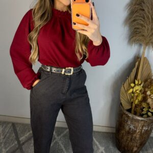 Calça Mom com Cinto