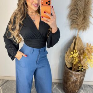 Calça Pantalona Alfaiataria